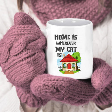 Home is wherever My Cat is - Everythingmugsnew