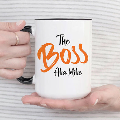 The Boss + The Real Boss mug set
